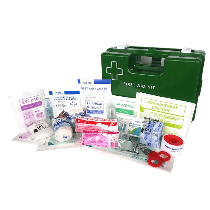 First Aid Kit Work Place 1-25 Person in Plastic Wall Mount box