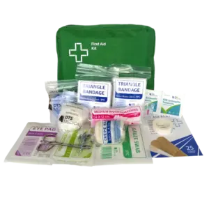 First aid Kit Lone Worker / Vehicle, Economy in Soft Pouch