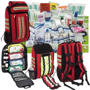 First Aid Large Major/ Mass Incident First Responder Kit in Back Pack