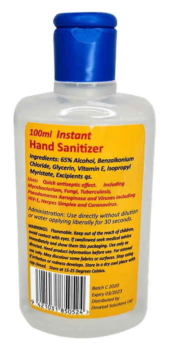 Antiseptics, Saline and Sanitizers