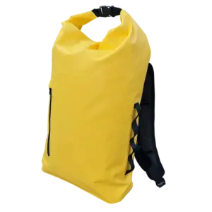 Dry Bag Back Pack XL - Padded Back and Shoulder Straps - Yellow - NO PRINT - READY TO PRINT